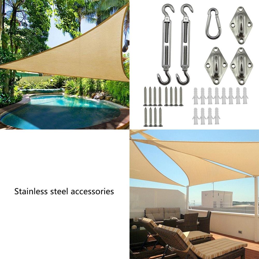 Triangle Canopy Waterproof Awning Sunshade Outdoor Garden Beach Camping Patio Pool Shelter Toldos Para Exterior тент от солнца