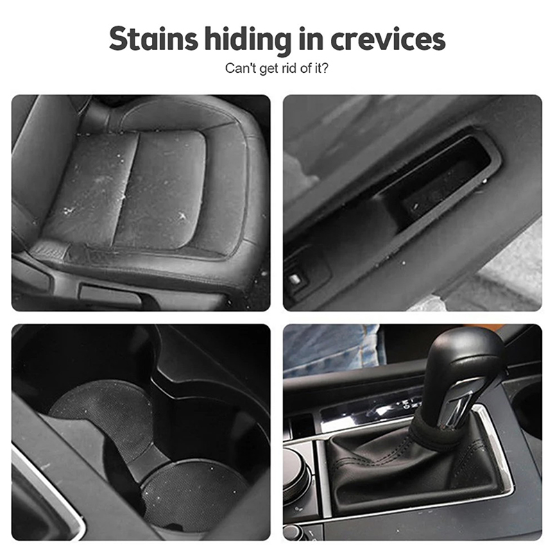 Car Interior Cleaning Brush Center Console Clean Tools Air Outlet Cleaning Soft Brush With Shell Car Crevice Dust Removal Brush