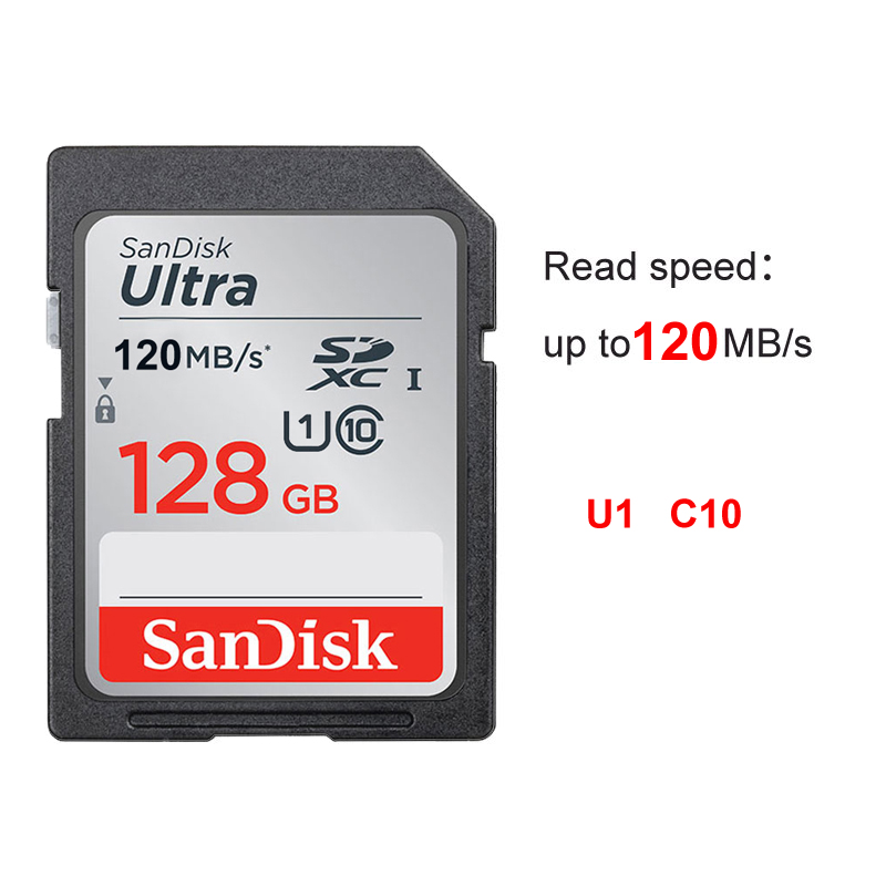 Tarjeta de memoria Digital segura SanDisk, 256GB, 128GB, 64GB, SDXC, 32GB, SDHC, tarjeta de memoria Flash SD para cámara Digital SLR, videocámara: 400 GB