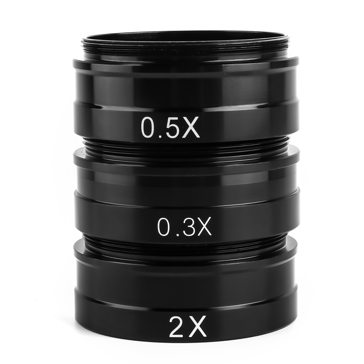 1X Protection Barlow Auxiliary Objective Glass Lens Soot 42mm For 200X 180X 130X C MOUNT Lens Industry Video Microscope Camera