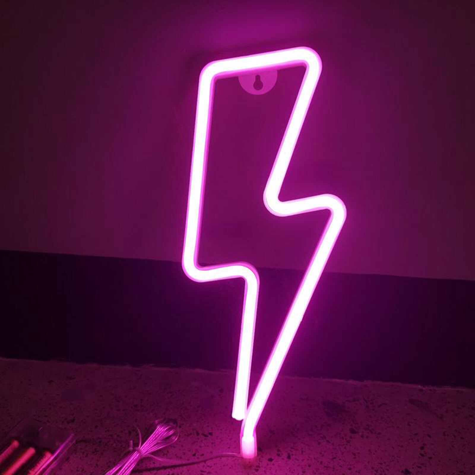 Letrero de neón LED para el hogar Luz de neón decorativa con USB para pared, decoración de pared para habitación de bebé, de boda