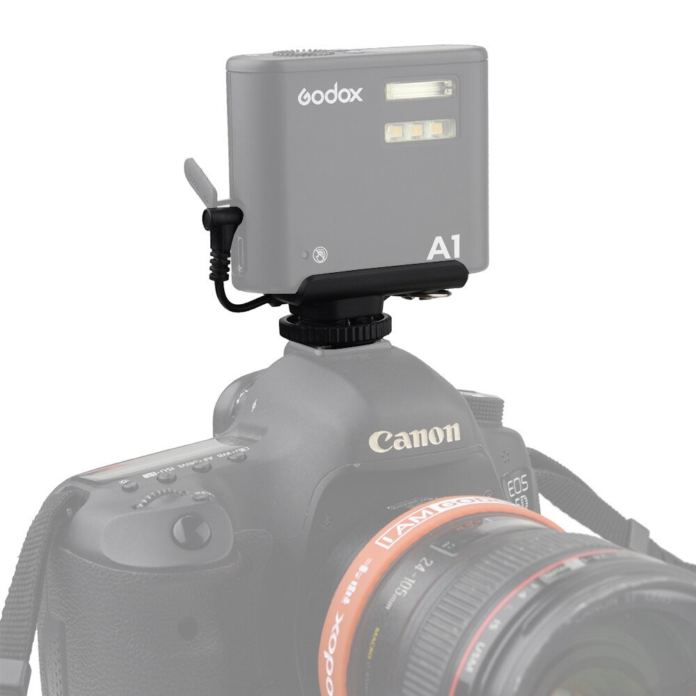 Godox A1 appareil photo adaptateur de chaussure chaude pour téléphone Mobile A1 Flash intelligent Compatible Canon Sony Olympus appareil photo Panasonic