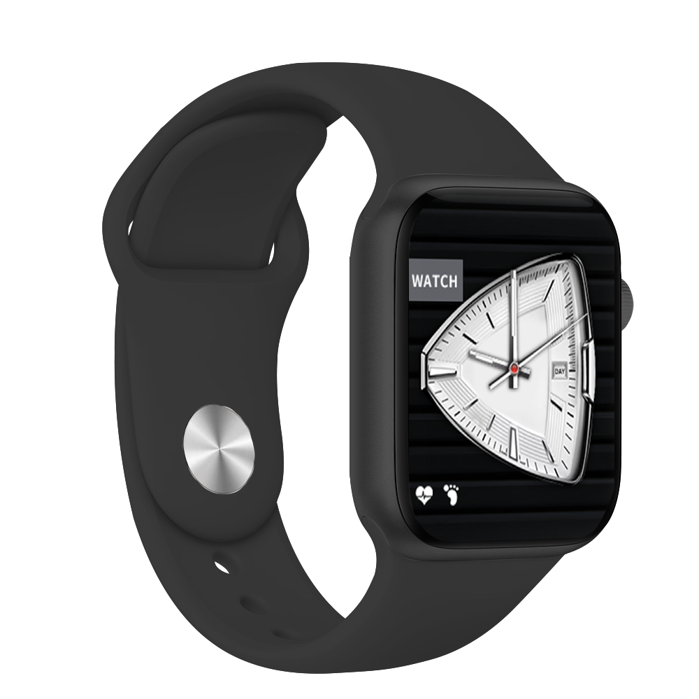 BDI Extremely Narrow Edge Large Screen Smartwatch Sleek Smartwatch with Full-Screen Touch & Bluetooth Call Support: Zinc Alloy