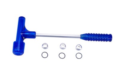Dark Gray Or Blue Color Impact Bullet Puller With Three Sets Of Collets: Blue