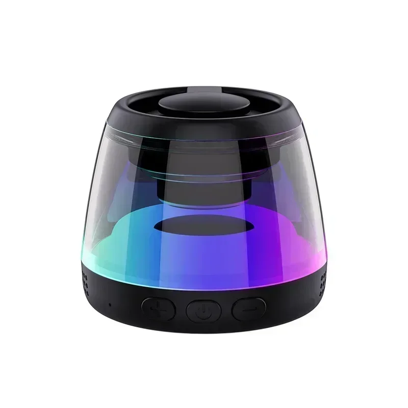 Altavoz Bluetooth magnético RGB, Mini altavoz portátil, soporte magnético para teléfono, caja de sonido inalámbrica, torre de altavoz Bluetooth: Default Title
