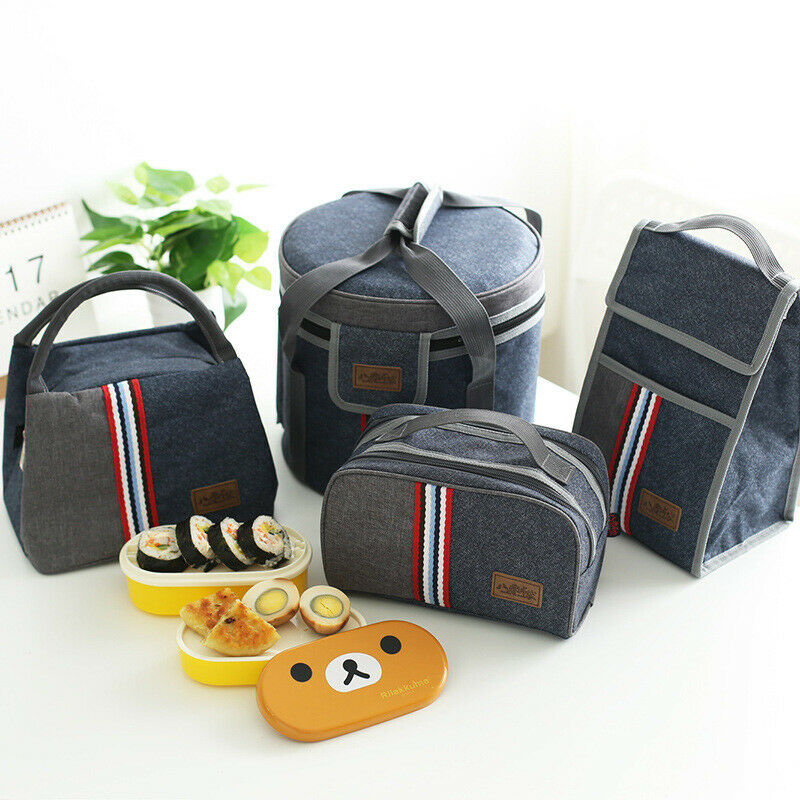 Style Large Capacity Insulated Lunch Bag Tote Men Women Travel Picnic Portable Cold Food Thermal Cooler Bag