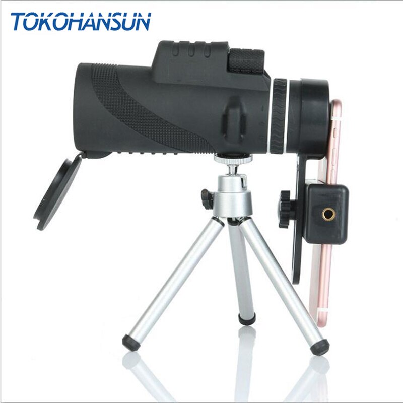 TOKOHANSUN 40X Zoom Mobile Phone Camera Lens For Iphone x Huawei Honor for Samsung Xiaomi Redmi Smart Phones Monocular Telescope