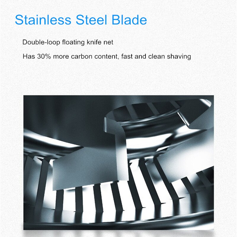 Digital Display Electric Shaver for Men Wet and Dry USB 2-Hour Fast Charging Beard Trimmer Shaving Machine Electric Razor