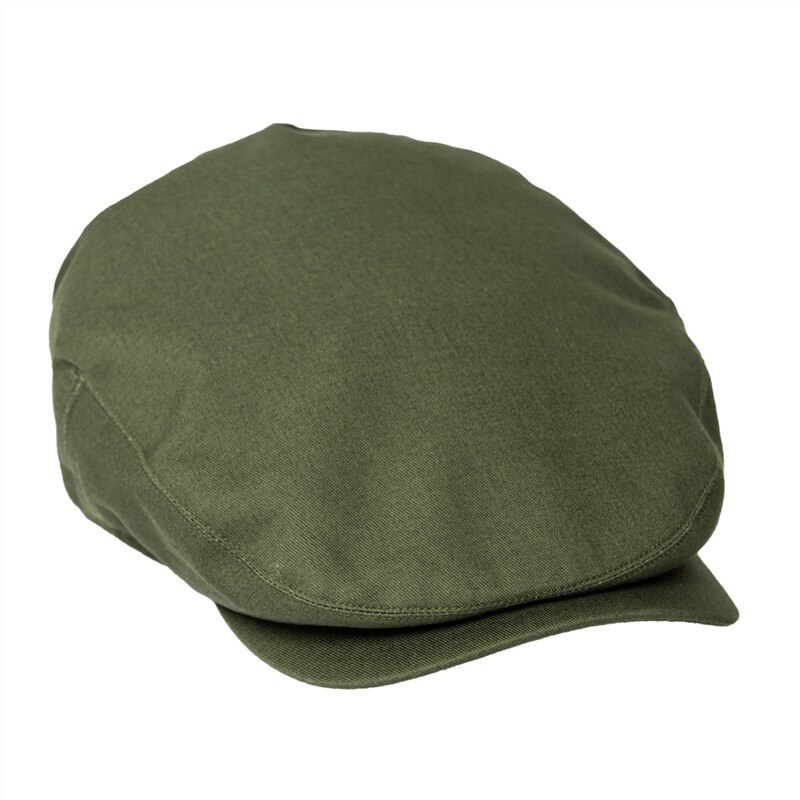 BOTVELA Flat Caps Men Ivy Cap 100% Cotton Season Cabbies Hat Driving Hats Newsboy 813: Green   / 63 cm