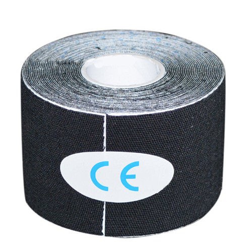Kinesiologie-Band Kinesio Band Griff Bänder sportlich Erholung elastisch Kneepad Muskelschmerzlinderung Knieschützer Unterstützung Bandage Fitness: M / Schwarz