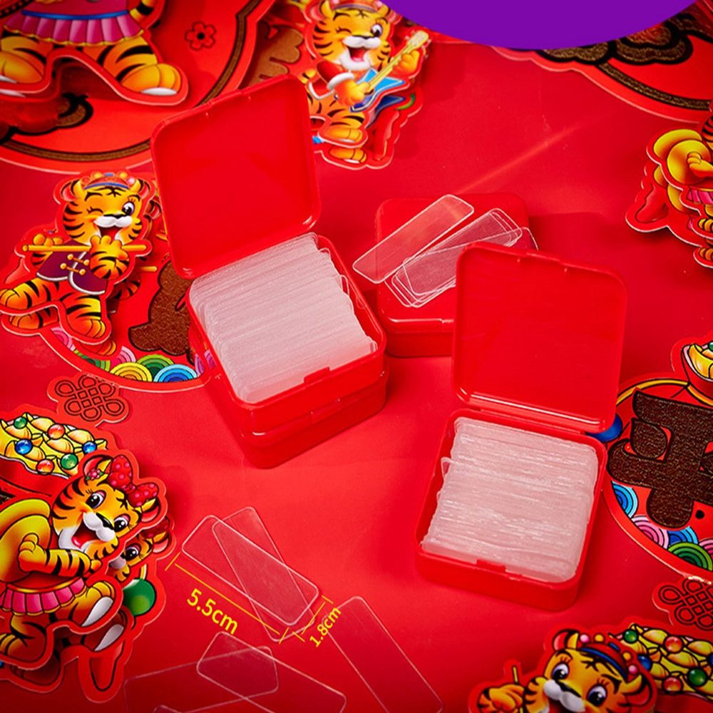 60/120/180Pcs Transparante Tape Hoge-Lijm Non-marking Dubbelzijdig Tape cut Waterdichte Stickers Tape