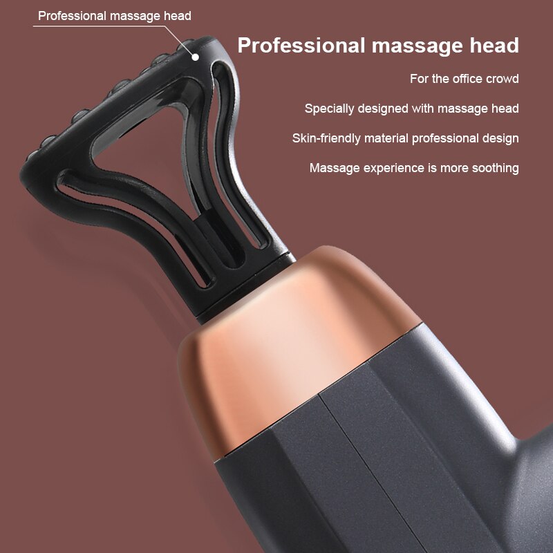 Mini USB Massage Gun Percussion Pocket Massager Electric Massage Gun Deep Muscle Fascial Massager Pain Relax With 4 Heads