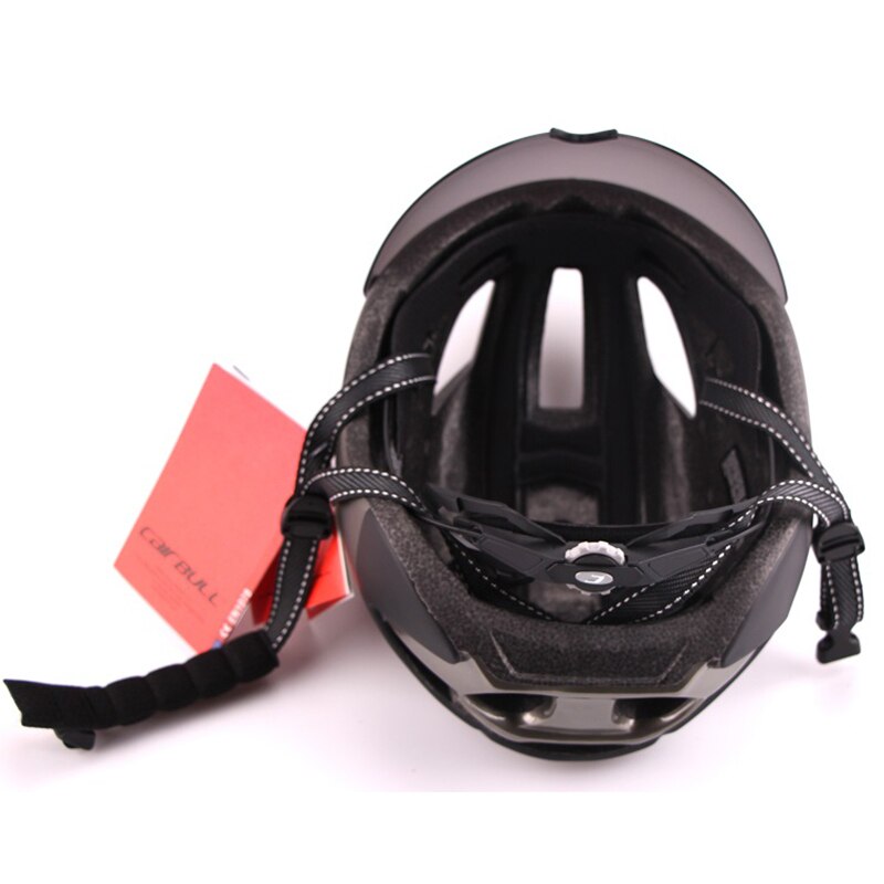 CAIRBULL Helmet Aero Ultra-light Goggle TT Road Bicycle Helmet Integrally-molded Helmet Racing Cycling Time-Trial Cycling Helmet