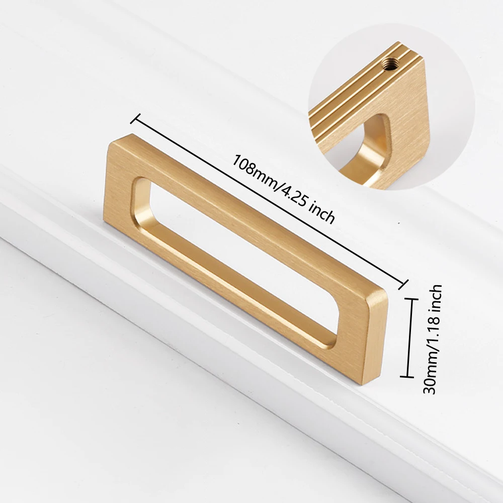 Mattsvarta knoppar moderna skåpdörrhandtag kökshandtag unika lådhandtag byråhandtag möbelbeslag: 6xl / Vit
