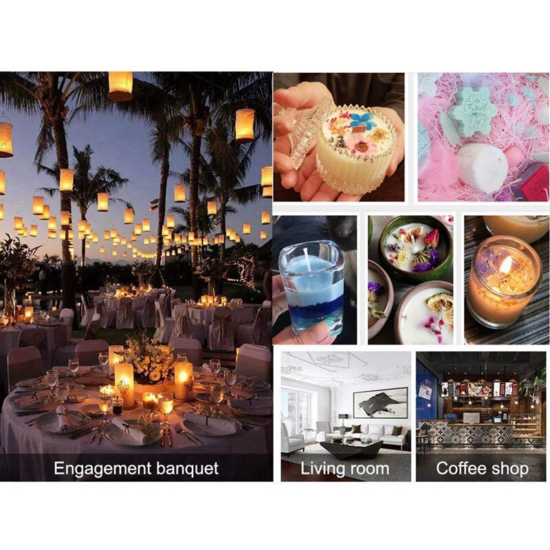 122pcs Candle Making Kit Pouring Pot Wicks Sticker DIY Candle Fixator Craft Tools DIY Handmade Candle Set With Cotton Core Holde