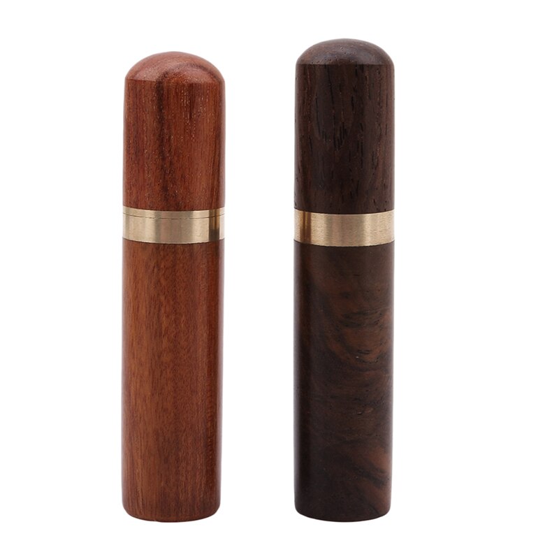 Tannpirkerholder håndlaget innendørs utendørs bruk multifunksjonelt palisander treboks nålboks bøtteveske vandring bærbart håndverk