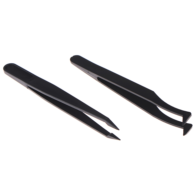 1Pc Bga Precisie Handwerk Tweezer Set Antistatische Pincet Roestvrij Manicure Tool Apparatuur