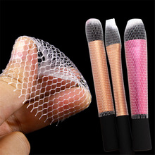 10 stk makeup børster netbeskytter beskyttelse elastisk mesh skønhed makeup kosmetisk børste pen cover