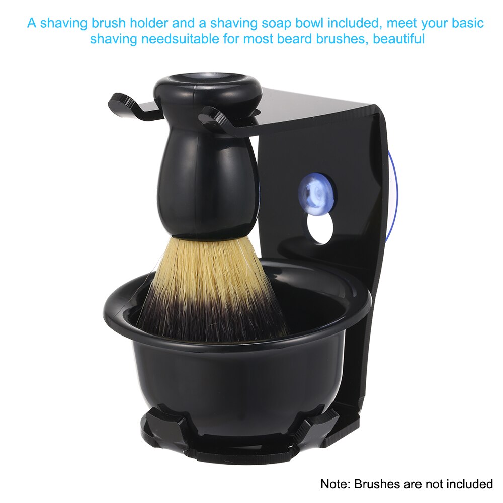 having Kit for Male Shaving Brush Holder + Soap Bowl Male Beard Shaving Soap Bowl Shaving Stand Shaving Tool Set