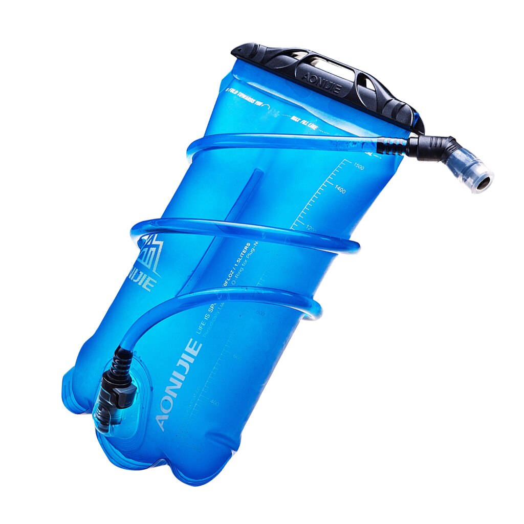 Bolsa de vejiga de agua paquetes de hidratación sistema de almacenamiento senderismo ciclismo supervivencia de emergencia depósito de agua: 1.5L