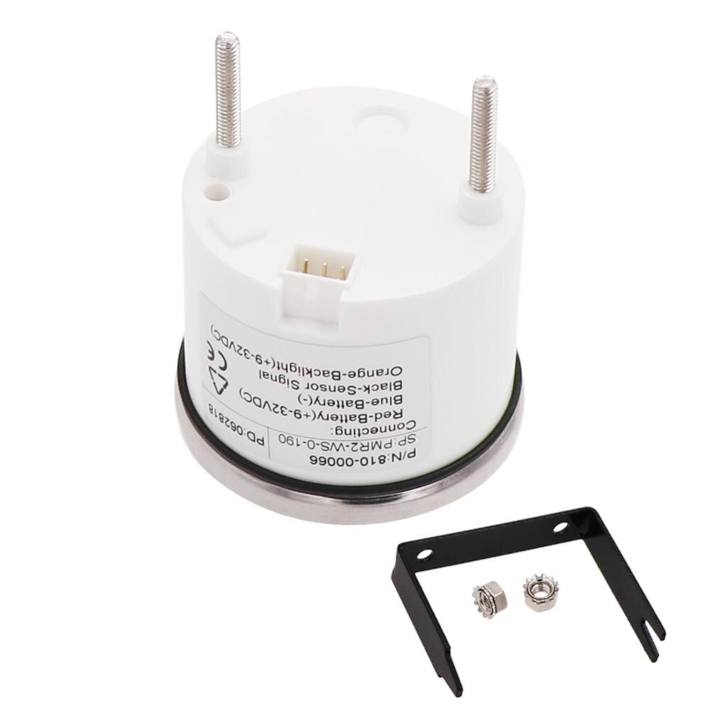 Universal 52mm Rudder Angle Indicator Gauge 0-190ohm Waterproof Rudder Angle Gauges For Boat
