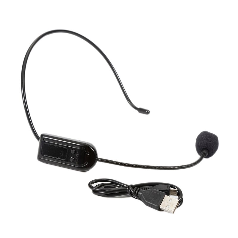 Mic for Loudspeaker Teaching FM Wireless Headset Microphones for Voice Amplifier Computer Wireless Microphone Radio