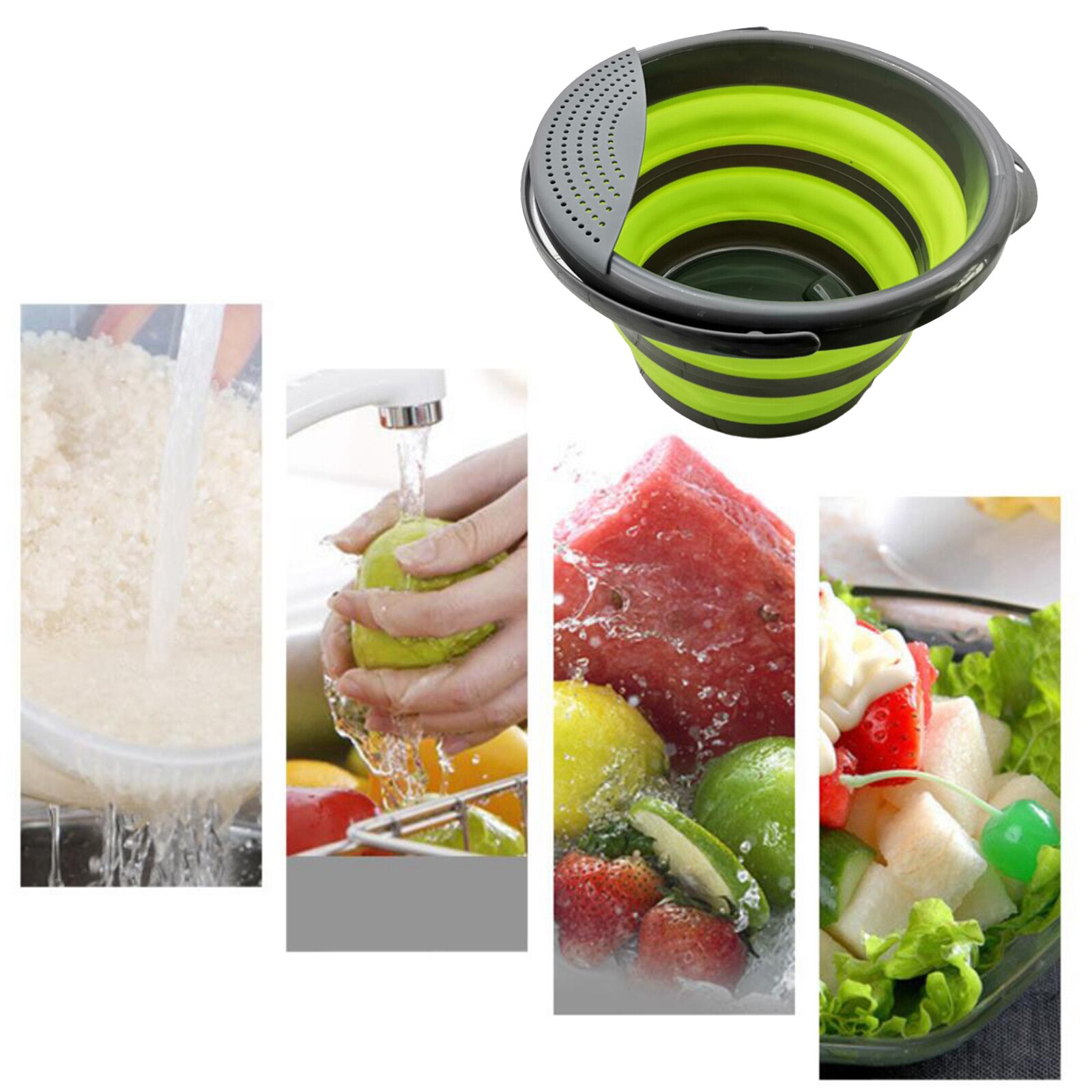 Collapsible Bucket, Foldable Bucket for House Cleaning, Durable Gardening Bucket