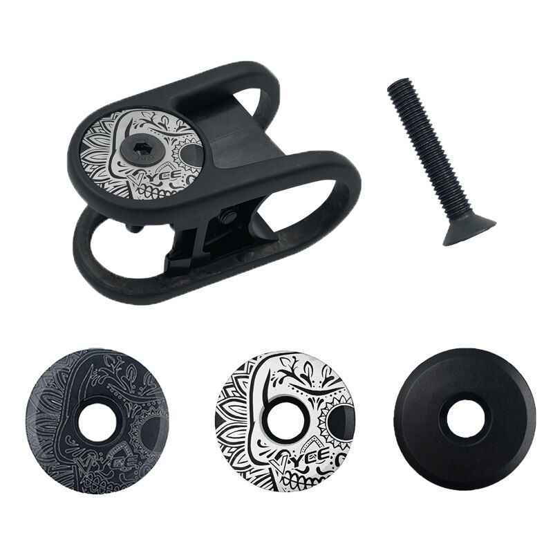 Cubierta de aleación de aluminio para cuenco de bicicleta, tapa superior para vástago de bicicleta, 28,6mm, tubo de horquilla, tapa de auriculares, accesorios de ciclismo
