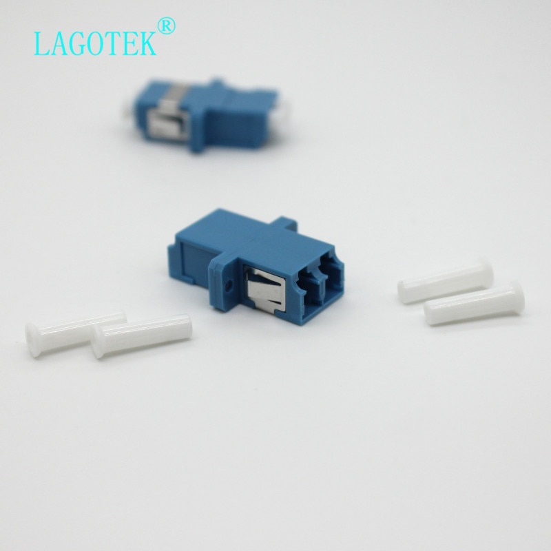 LC UPC Duplex single-mode glasvezel Adapter LC glasvezel koppeling LC UPC Fiber flens LC connector