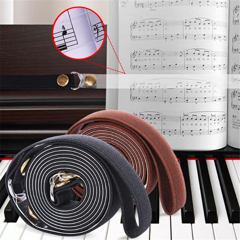 1Pcs Transparante Piano Score Vaste Band Instrument Praktijk Muziek Vel Boek Clip Accessoires