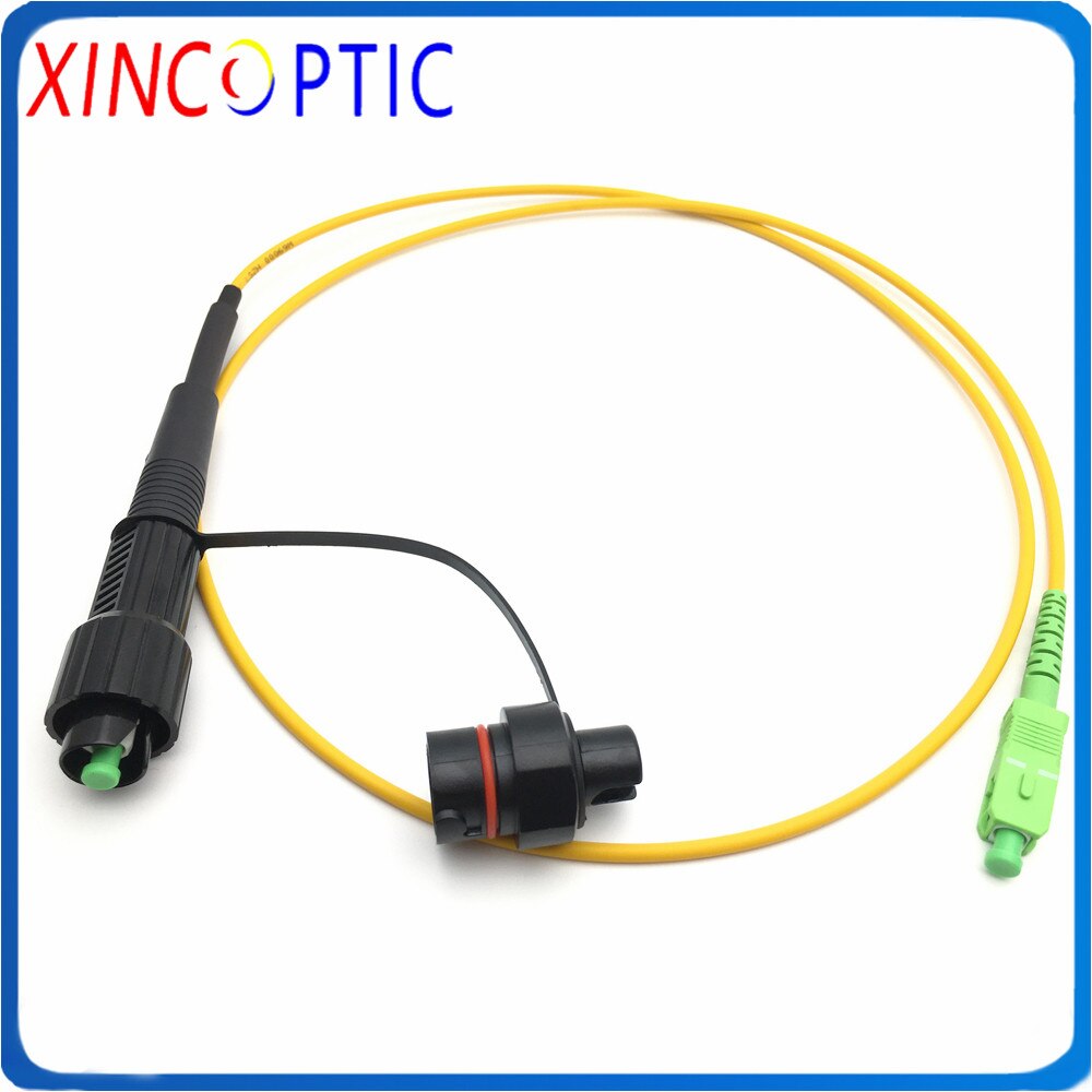 IP67 Waterproof Corning HUAWEI Mini SC/APC 1M 2M 3.0mm Yellow Cable to SC/APC OptiTap Jumper Optical Fiber Connector Patch Cord