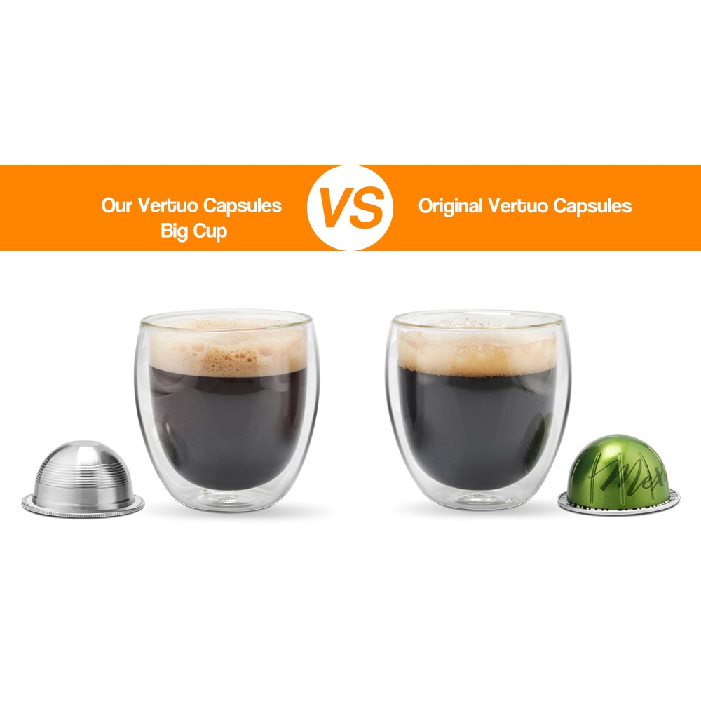 Vertuo Cups BIG CUP Espresso Capsulas Recargables Nespresso Ve... – Grandado