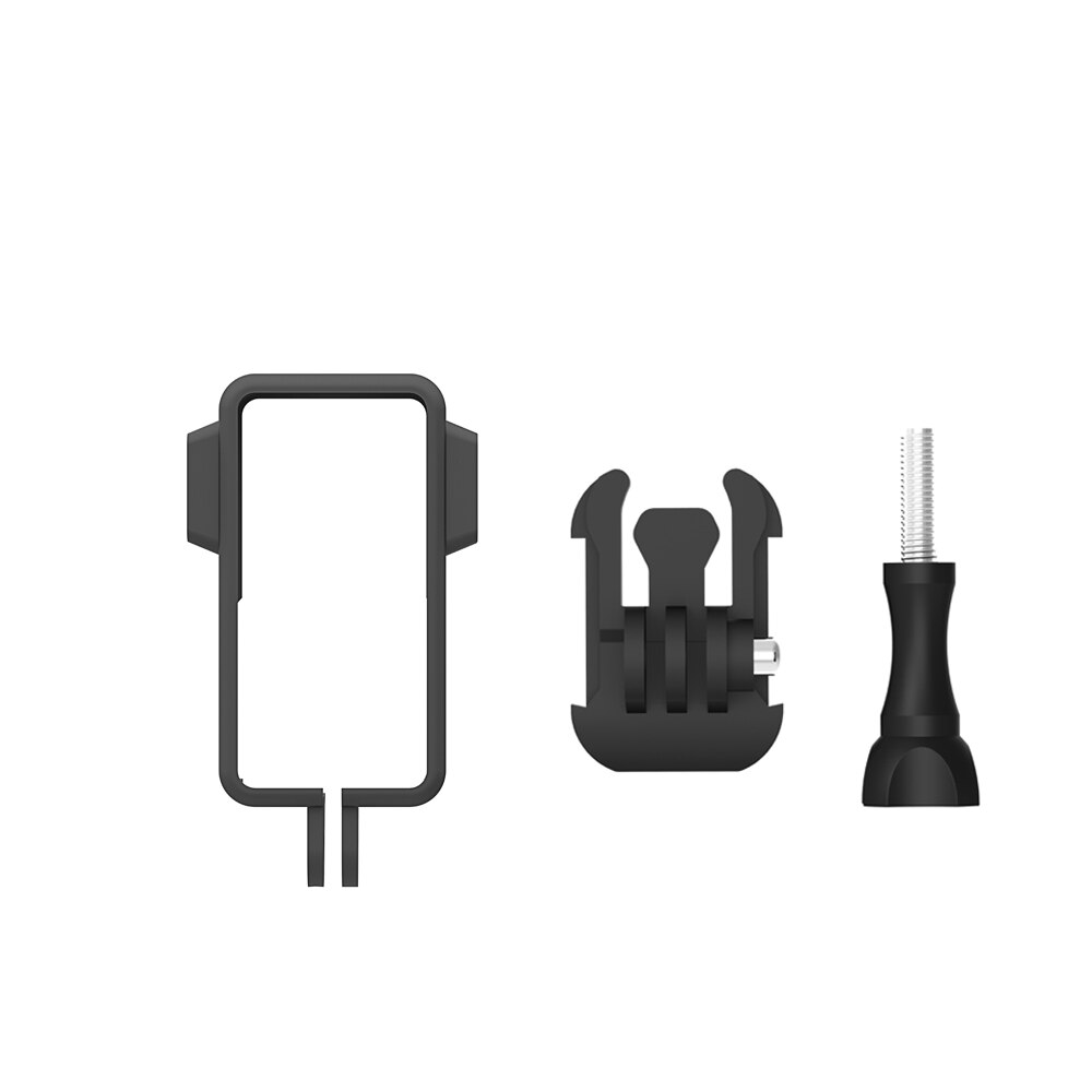 Dji Action 2 Aluminium Beschermhoes Magnetische Frame Shell Behuizing Camera Kooi Case 1/4 Schroef Voor Dji Action 2 accessoires: Type 3 black