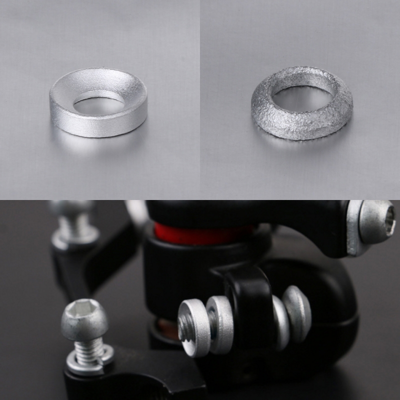 1/5 paar Fahrrad Bremssattel Spacer Disc Bremse Joint Washer Aluminium Radfahren Konkaven Konvexen Spacer MTB Fahrrad Zubehör