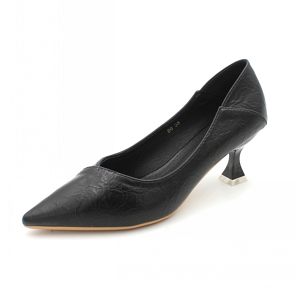 Women Pumps Spring Autumn Women High Heels Shoes Female 6cm Heel Office Ladies Slip-on Work Shoes Footwear Black