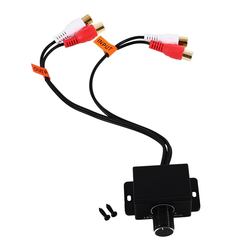 Universal Car Amplifier Bass Remote Volume Control Potentiometer Rca Input and Output 2Rca Car Potentiometer