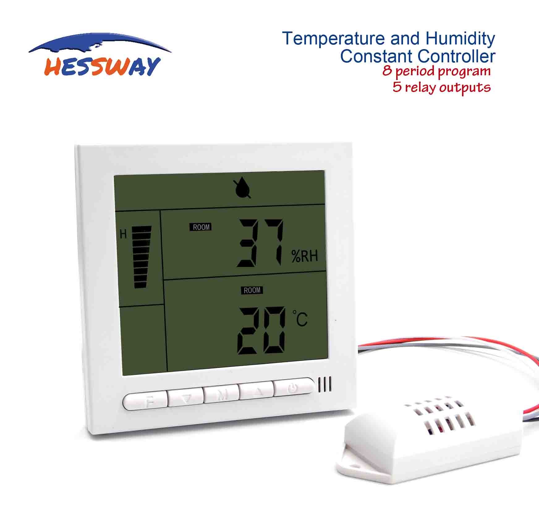 Heating / Cooling / Humidification / Dehumidification Constant temperature and humidity sensor incubator for 5 relay output