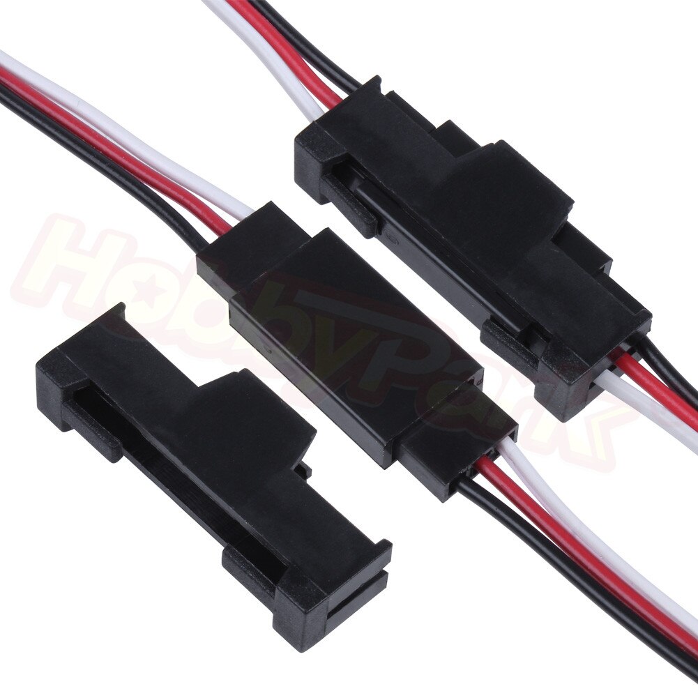 10pcs Nylon Extension Servo Lead Lock L30xW12xH6 mm For Futaba JR RC Airplane Replacement Parts