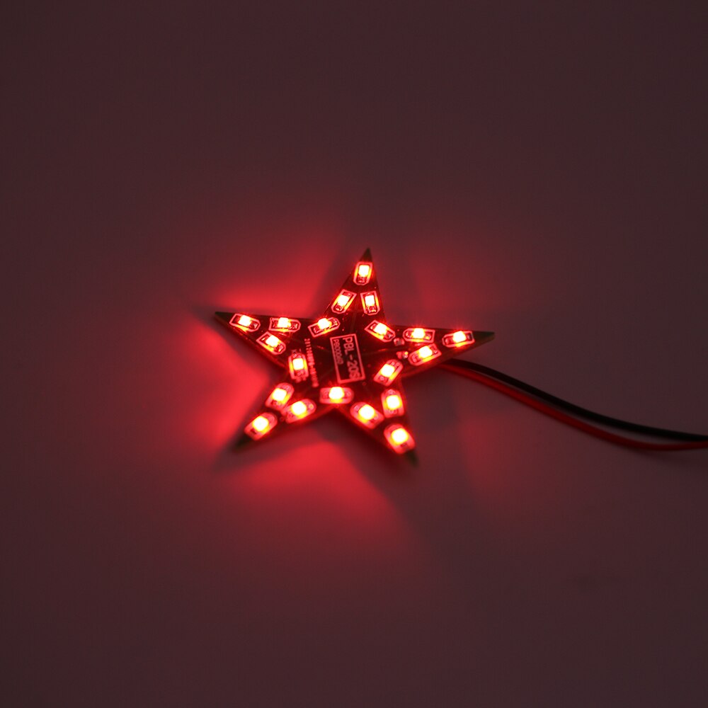 Diy Kit Vijfpuntige Ster Ademhaling Licht Gradiënt Rode Led Knippert Display Module Led Licht Voor Kerst Solderen Training: Rood