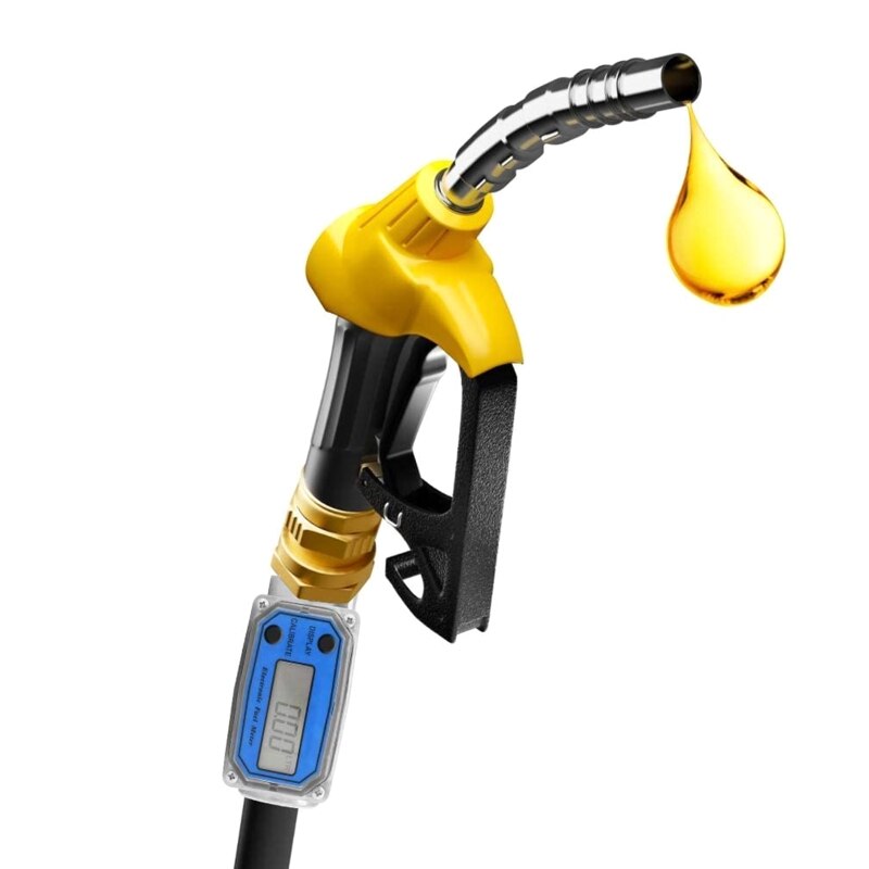 1″ Digital Turbine Flow Meter Gas Oil Fuel Flowmeter Pump Flow Meter Die sel Fuel Die sel Kerosene Line Pipe Counter
