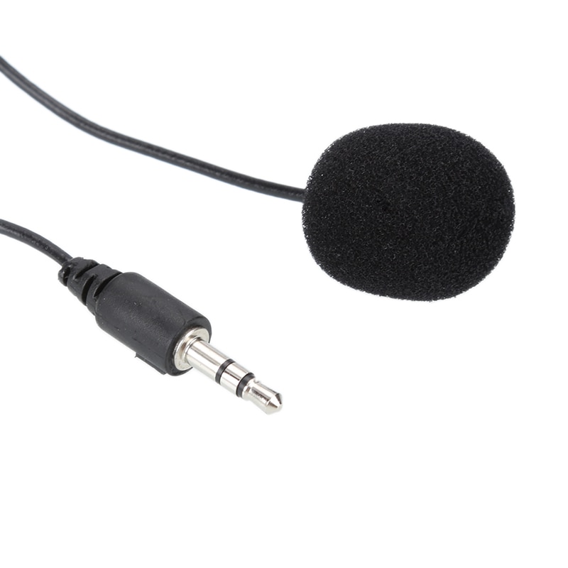 Mini professionals 3.5mm jack clip-on revers mikrofon mini mic til pc bærbar højtaler
