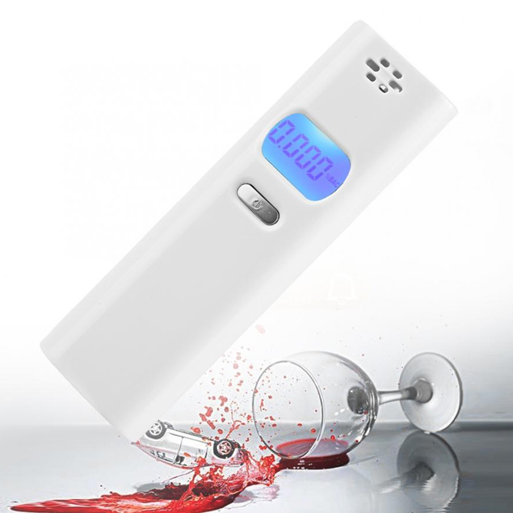 Mini LCD Digitale Alcohol Adem Tester Analyzer Blaastest Blaastest