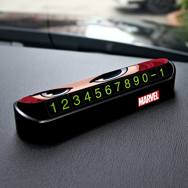 Auto Tijdelijke Parkeerkaart Auto Tijdelijke Parkeerkaart Houder Verborgen Auto Telefoonnummer Kaart Plaat Stickers Auto Accessoires