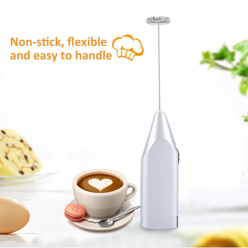 Electric Coffee Milk Whisk Mixer Beater Milk Frother Kitchen Mixer Hand Milk Foamer For Coffee Latte Cappuccino High