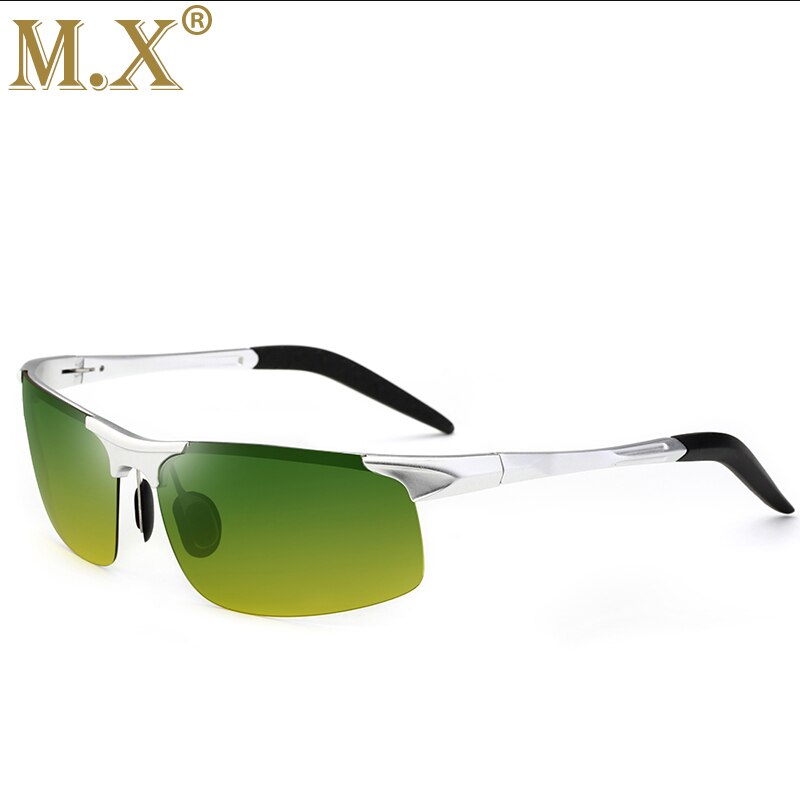 Aluminium Magnesium Männer Sonnenbrille Polarisierte Sport Fahren Nachtsicht Brille Sonnenbrille Angeln UV400 Randlose Sonnenbrille
