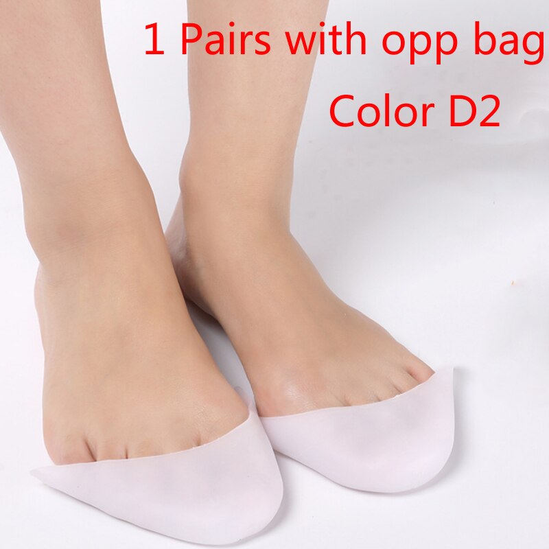 2 uds. Protector de Gel para dedos de los pies suave Ballet zapatos de baile Pointe almohadillas cuidado de los pies para mayor comodidad: 1pairs colorD2