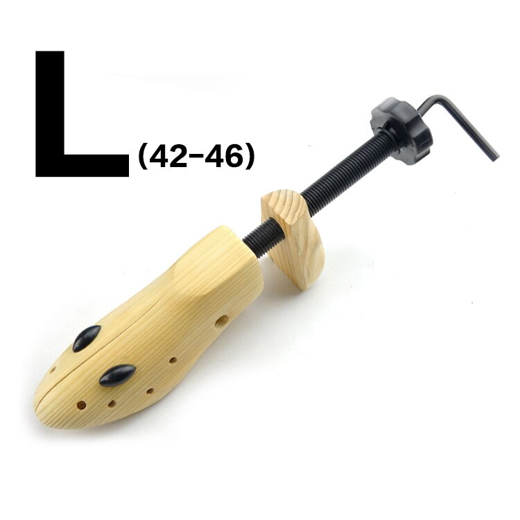 1 Pc Hout 2-Manier Houten Schoenspanners Verstelbare Vorm Voor Vrouwen En Mannen Schoenen Boom Houten professionele Schoen Brancards: L