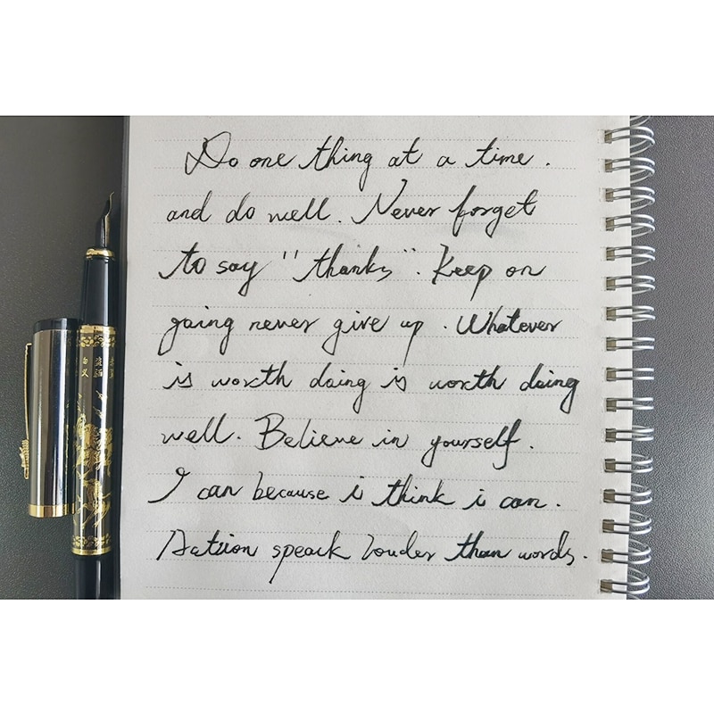 Stylo de calligraphie, modèle asiatique, style saint glyphe,