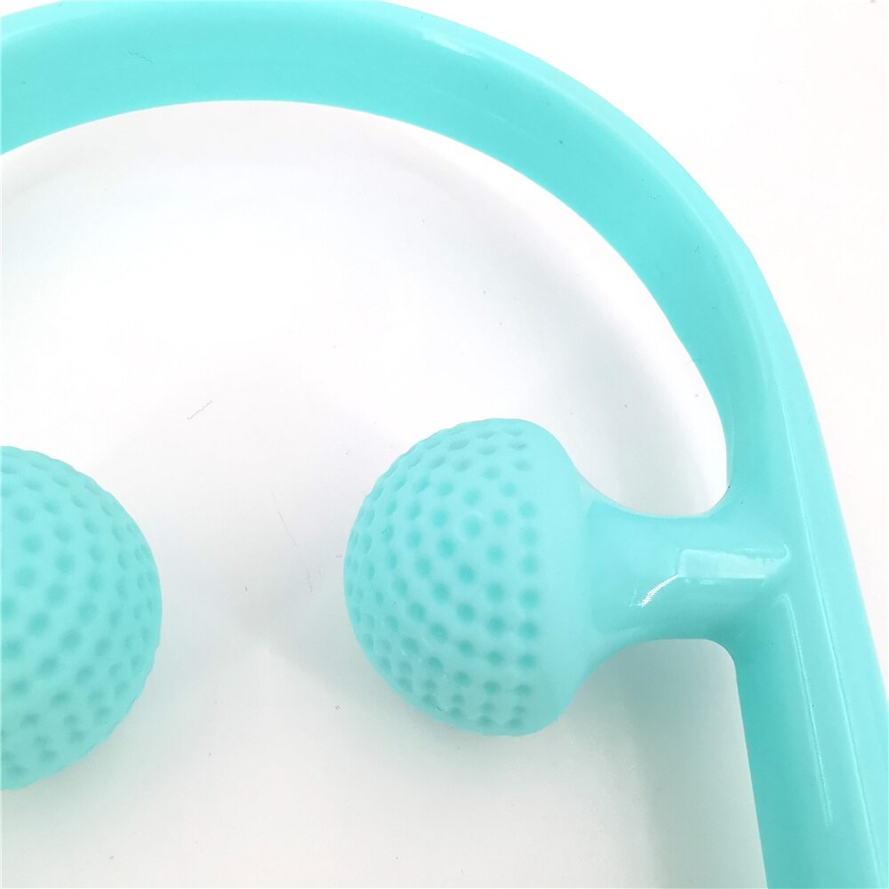 Neck Massage Tool Pressure Point Therapy Pressure Relieve Hand Roller Massage Neck Shoulder Dual Trigger Point Self Massager