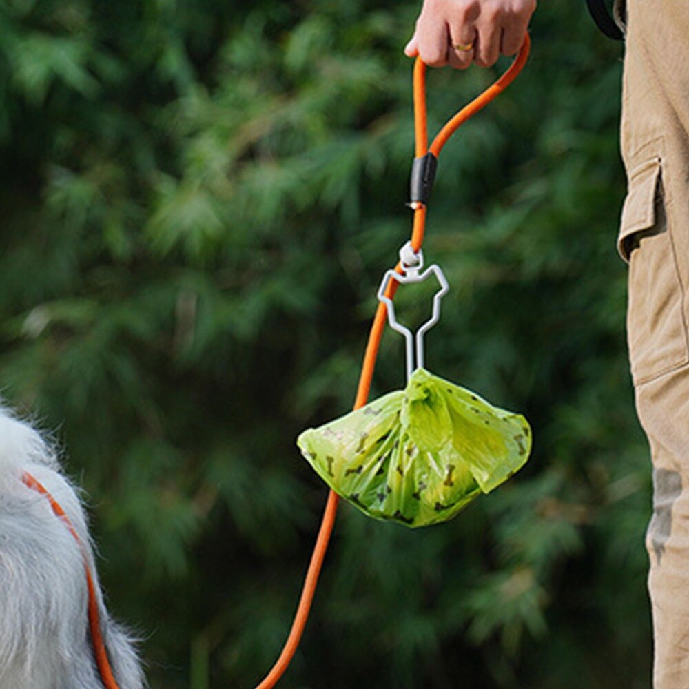 Dispensador de bolsas de basura para perros, accesorios de suministro de mascotas, dispensador de correa, Herramientas de limpieza, soporte de Bolsa para popó, manos libres